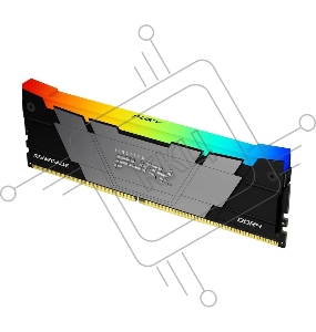 Память Kingston DIMM DDR4 32Gb PC25600 3200MHz CL16 1.2В FURY Beast Renegade RGB (KF432C16RB2A/32)