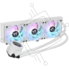 Система водяного охлаждения Thermaltake TH360 V2 Ultra Snow ARGB Soc-AM5/AM4/1200/1700/1851 белый 4-pin 25.8dB Al+Cu LCD Ret (CL-W405-PL12SW-A)
