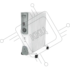 Масляный обогреватель 2500W Royal Clima ROR-S11-2500M