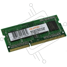 Оперативная память QUMO, DDR3, 4GB (1x4GB), 1333MHz, CL9, SO-DIMM