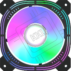 Вентилятор для корпуса Formula Nulight 12BK ARPW Reverse ARGB черный, 120 мм, 1500 об/мин, 25.34 дБ, 4 pin