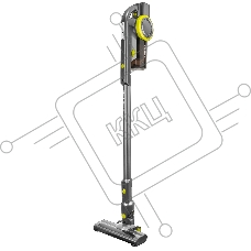 Вертикальный пылесос BRAYER BR4262, 2 в 1, 200Вт, BLDC мотор, 1л, аккум. 22.2В Li-Ion 2200 мА/ч, турбощетка с LED, база д/хранения