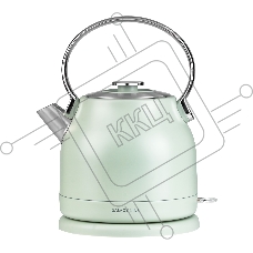 Чайник электрический Galaxy Line GL 0333, мятный, металл, 2200 Вт, 1,5 л