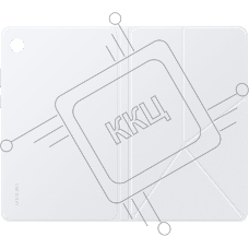 Чехол Samsung для Samsung Galaxy Tab A11 Book Cover поликарбонат/полиуретан белый (EF-BX130PWEGRU)
