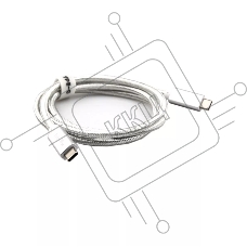 Кабель USB 3.1 Type Cm -- Cm IC 5А 10Gbs длина 1M, Telecom <TC420S> серебряный