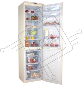 Холодильник DON R-299 BE бежевый мрамор двухкамерный