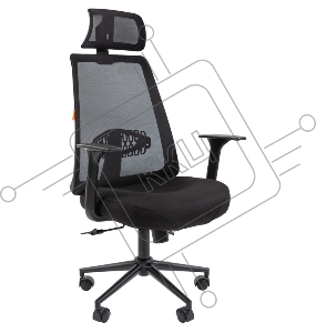 Офисное кресло Chairman 535 Россия BLACK ткань черный/черный (7142313)