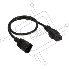 Шнур питания Lanmaster LAN-PP13L/14-5.0-BK C13-С14 проводник.:3x0.75мм2 5м 220В 10А черный