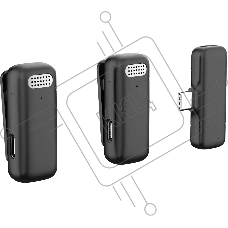 Петличный микрофон DEFENDER (64139) Talky-139 wrls, черный, кейс, 2шт