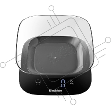 Кухонные весы Blackton Bt KS113 Black, тип управления: сенсорное, дисплей LED, количество высокочувствительных датчиков: 4, выбор единиц измерения: грамм, фунт, унция, миллилитр, интервал измерения: 1 г, максимальный вес: 10 кг, функция вычета веса тары, 