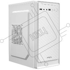 Компьютерный корпус MiniTower Ginzzu B185 White mATX,2xUSB2.0, белый,w/o PSU, w/o fan (Ginzzu B185)