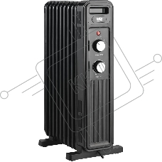 Радиатор масляный Beko Winter Range RHO 6320 B черный, 2000 Вт, 20 м2, термостат