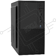 Компьютерный корпус Minitower ExeGate BAA-308-UNS350 (mATX, БП UNS350 с вент. 12см, 2*USB, HD Audio, черный)