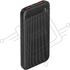 Внешний аккумулятор OLMIO P-10, 10000mAh, 20W, QuickCharge3.0/PowerDelivery, черный