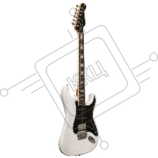 Электрогитара STAGG [SES-60 WHB] 6-ти струнная, корпус ольха, гриф клен, накладка палисандр, 21 лад, звукосниматели 2х сингла, 1х хамбакер, регуляторы 1x громкости, 2x тона, 5-ти поз. переключатель, колки литые никелированные, цвет White Blonde