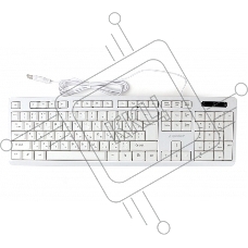 Клавиатура Gembird KB-8355U проводная, USB, белый
