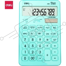 Калькулятор настольный Deli Touch EM01531 голубой 12-разр.