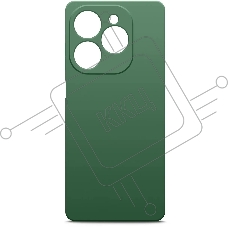 Чехол (клип-кейс) BoraSCO для Tecno Spark 20/20C/Go 2024/Pop 8 Microfiber Case зеленый опал
