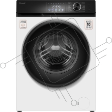 Стиральная машина Weissgauff WM 45127 Inverter Steam Color Touch белая, загрузка фронтальная 7кг, 1200 об/мин., класс: A+++
