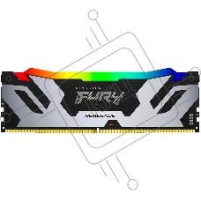 Оперативная память Kingston Fury Renegade, DDR5, 16GB (1x16GB), 6800MHz, CL36, радиатор, RGB, серебристый