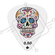 Медиатор GALLI STRINGS [G37S.05] Sugar Skull G37S 050, толщина 0.5 мм