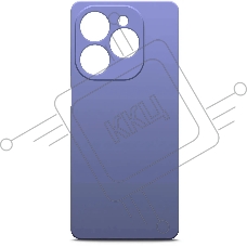 Чехол (клип-кейс) BoraSCO для Tecno Spark 20/20C/Go 2024/Pop 8 Microfiber Case лавандовый