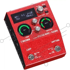 Лупер и драм-машина BOSS RC-10R Rhythm Loop Station. 280+ встроенных ритмов, 6 часов записи, 99 ячеек памяти. 32-бит обработка, MIDI, USB. Поддержка пользовательских лупов и ритмов. Размеры: 101x138x63 мм, вес: 620 г. Для гитары, баса, клавишных.