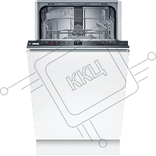 Встраиваемая посудомоечная машина Bosch SPV2IKX54Q, 45 см, 9 комплектов, 5 программ, 2 корзины, электронное управление, дисплей, HygienePlus, VarioSpeed Plus, конденсационная сушка, энергоэффективность А+, уровень шума 48 дБ, цвет белый