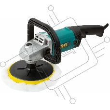 Шлифмашина Полировальная FIT CP-1200 {1200 Вт; 600-3300 об/мин; 180 мм; короб.} [80555]
