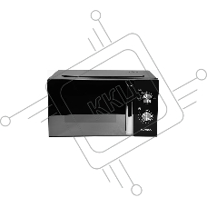 Микроволновая печь OURSSON MM2010/BL черный/серебристый, 20 л, 700 Вт, переключатели - поворотный механизм