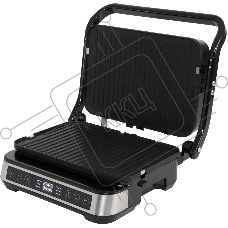 Электрогриль Hyundai HYG-5020 2000Вт серебристый/черный