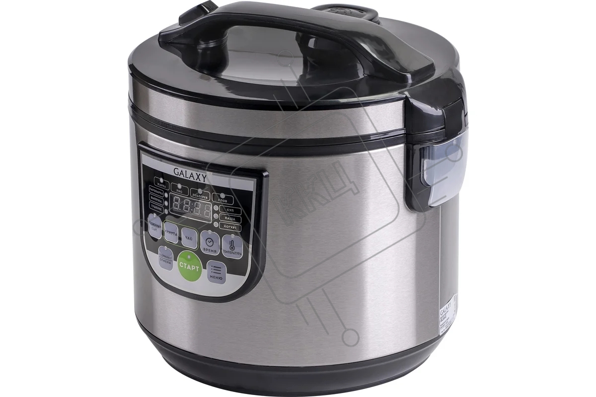Мультиварка Galaxy GL 2643 серый, объем 5 л, 900 Вт, 10 программ