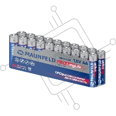 Батарейки Maunfeld PRO Long Life Alkaline AA (LR6) MBLR6-PB20, спайка 20 шт.