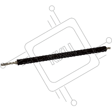 Вал резиновый нижний Hi-Black для HP LJ  Pro M15a/16a/28a/29a/30a/101/102/104/106/131/134