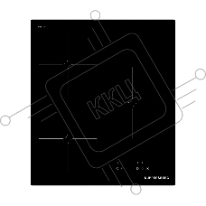 Варочная поверхность Kuppersberg ICI 406, индукция, High-Tech, 45 см, 9 уровней мощности, inverter, таймер, пауза, Booster, автоматическое отключение, сенсорное управление, автоматическое закипание, черный