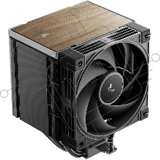 Кулер для процессора DEEPCOOL AK500 G2 LGA1851/1700/1200/115X/AM5/AM4 (9шт/кор, TDP 240W, PWM, Fan 120мм, 5 тепл. трубок, Copper Base, Wood-grain top cover, черный) RET (R-AK500G2-BKNNMN-GJD)