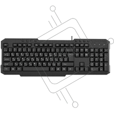 Клавиатура проводная CBR KB 302 M USB 104+8 доп. кл. 1,8 м поверхность под карбон