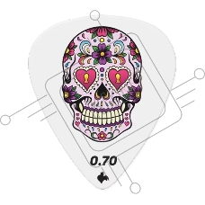 Медиатор GALLI STRINGS [G37S.07] Sugar Skull G37S 070, толщина 0.7 мм