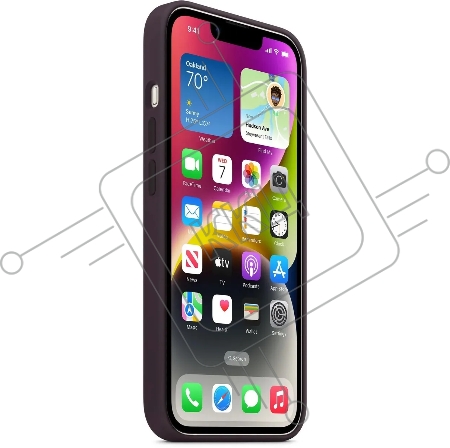 Чехол (клип-кейс) Apple для Apple iPhone 14 Silicone Case with MagSafe баклажановый (MPT03FE/A)