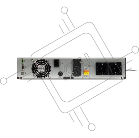 ИБП SMARTWATT UPS DATA PRO 1kVA Online 1000VA/900W (Euro x2, RS232 USB, SNMP, LCD, 450x440x88(мм), 10,7 кг, гарантия 24м