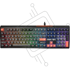 Игровая клавиатура проводная Defender Atomic Force GK-005 RU,чер/сер,108кн+FN,радуж,1.5м