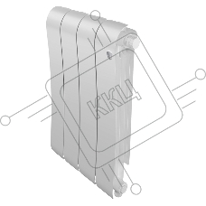 Радиатор Royal Thermo Infinity 500 Bianco Traffico VR80 - 4 секц.