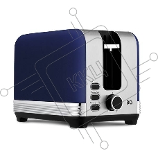 Тостер BQ T1000 синий, 1000 Вт, 2 слота