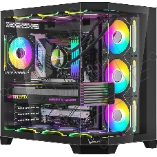 Компьютерный корпус AeroCool/Formula Crystal Z6 Floe черный без БП ATX 4x120мм 2xUSB3.0 1xUSB3.1 audio bott PSU