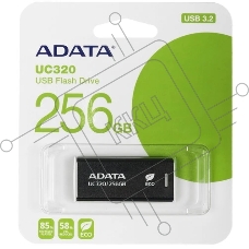 Флешка USB ADATA UC320 (UC320-256G-RBK/BK), 256Gb, USB 3.2, R/W 100/30, черный