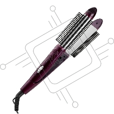 Стайлер Galaxy LINE GL4518 фиолетовый, обычные, режимов - 2 шт, диаметр - 28 мм, до 200 °C, керамико-кератиновое покрытие