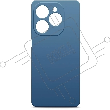 Чехол (клип-кейс) BoraSCO для Tecno Spark 20/20C/Go 2024/Pop 8 Microfiber Case синий