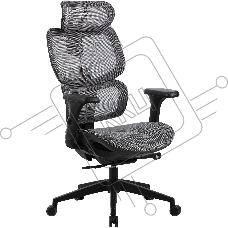 Кресло компьютерное Cactus CS-MC555-GY черный/серый, сетка Кресло компьютерное Cactus CS-MC555-GY черный/серый, сетка