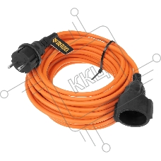 Удлинитель-шнур силовой Garden Series Denzel б/з, ПВС, 10 м, 1 розетка, 2*1,5 мм