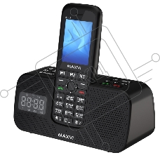 Телефон Maxvi RT-03 black + док-станция